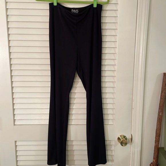 VINTAGE Dolce & Gabbana Slinky Sexy Shimmery Disco Bell Bottom Pants - Picture 1 of 7